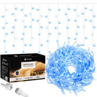 IJspegel Verlichting | 20 m + 2.5 m Snoer | 500 LED | Flash | Koppelbaar | Blauw