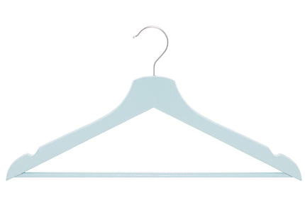 Houten Kledinghangers - 3 Stuks - Draaibaar - Luxe - Blauw