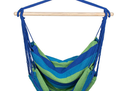 Hangstoel | Binnen & Buiten | Belastbaar tot 150 kg | 150 x 100 cm | Blauw/Groen