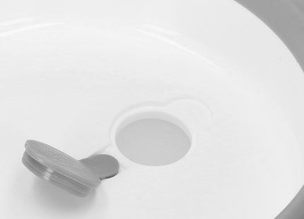 Wasmand | Opvouwbare Wasmand | 12L | Grijs/Wit