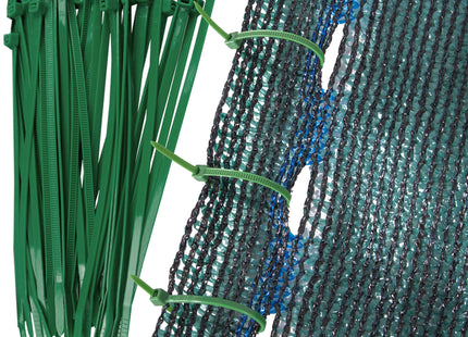 Zichtbreeknet | Zichtdoek | Privacynet | Schaduwdoek | Rol 1 x 25 m | 90 % Schaduw | 140g/m² | Groen