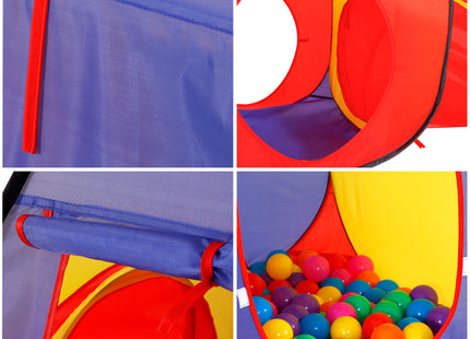 Tent - Inclusief Tunnel - Pop-up Tent - Speelgoed - Speeltent