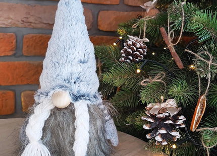 Kerstkabouter - Kerstdwerg - Kerstversiering - Vlechten - 30 cm