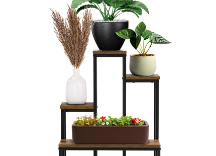 Plantenrek | Plantenrek Binnen | Plantenrek Buiten |  51 X 34 X 67 CM | Hout | 4 Etages | 40 KG