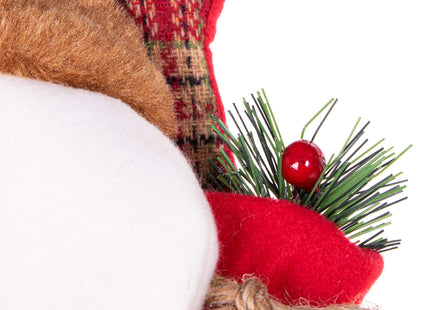 Kerstsok | Kerstversiering | Sneeuwpop | 42 CM