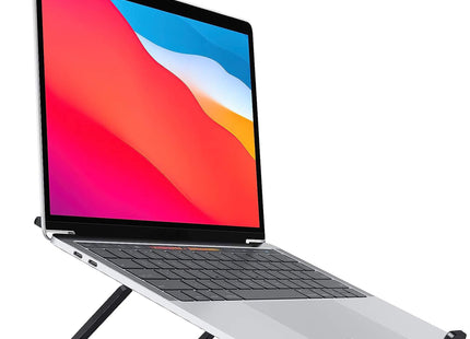 Laptopstandaard - Opvouwbaar - Standaard - Metaal - Zwart