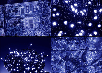 Kerstverlichting | 27,5 m | 500 LED | Blauw | 8 Lichtfuncties