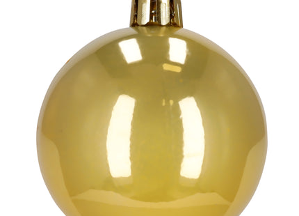 Kerstballen | 100 Stuks | Goud Tinten | Onbreekbaar