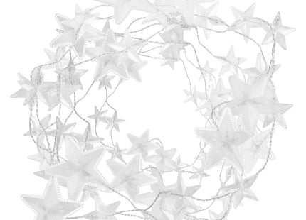 Kerstverlichting Sterrengordijn | Koel Wit/Flitsblauw | 2 m | 180 Led's