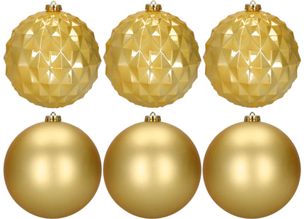 Kerstballen | 6 Stuks | 15 cm | Goud