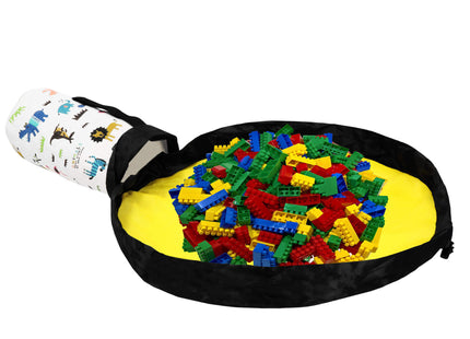 Opbergmand - Opberghoes - Opbergtas - Organizer - Mat - Animals - Handvat - Wit