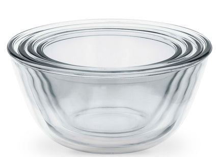 Vershoudbakjes - Vershoudscontainers - Voedselopbergcontainers - 4 stuks - Glas - Transparant
