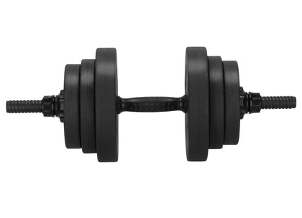 Dumbellset - 6 in 1 Springos Kettlebell Pro Set - 20 KG - Halter Verlengstuk - Verstelbaar - Complete Set - Thuis Sporten - Zwart