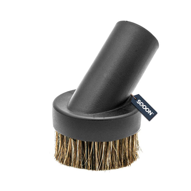SQOON® Universele Plumeau PRO – Geschikt voor Numatic, Taski, Nilfisk - Natuurhaar Borstel – 32 mm