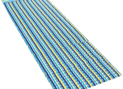 Strandmatras - Opvouwbaar - Kussen - Strepen - 180 X 60 CM - Kleurrijk
