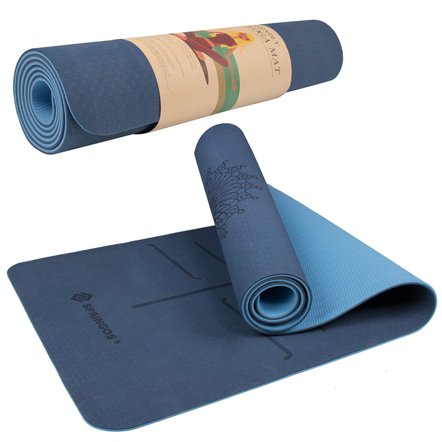 Yoga Mat | Extra Dik (6 mm) | Marineblauw