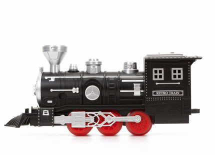 Springos® Speelgoedtrein - Stoomgeluid - Met afstandsbediening - 18 Delig
