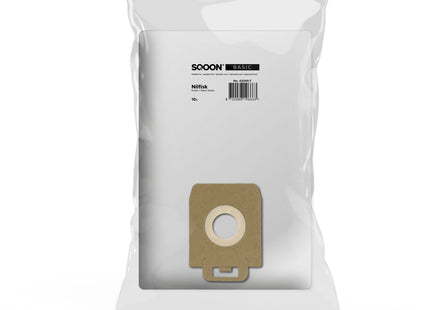 SQOON® Stofzuigerzakken  Geschikt voor Nilfisk Power en Select Series - Hoogwaardige kwaliteit - 10 stuks