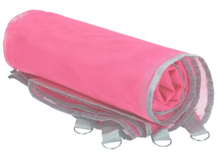 Strandmat | Strandkleed | Strandlaken | Zandvrij | 200 x 150 cm | Roze/Grijs