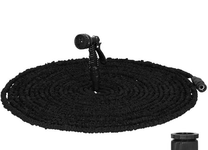 Tuinslang | 20-60 m | Magic Hose | Flexibele Tuinslang | Sproeikopvergrendeling | Zwart
