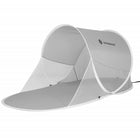 Strandtent | Pop-Up Strandtent | UV Filter | Inclusief Draagtas | 190 x 100 x 90 cm | Grijs/Wit