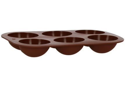 Siliconen Bakvormen | Bakvorm | Koekjes vormen | 6 Holtes | Bruin
