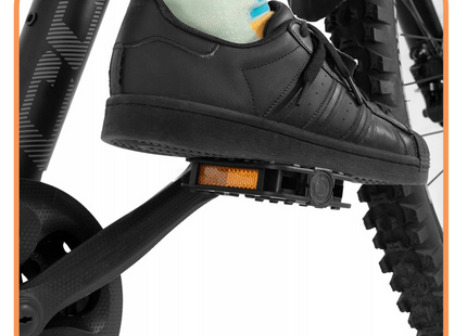 Fiets Pedalen - Lichtgewicht - Reflectoren - Veiligheid - Comfortabel - Universeel - Anti - Slip - Zwart - Kunststof