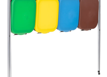 Vuilniszakkenhouder - Frame voor Afvalzakken - Standaard - 4 delen - Meerkleurig - 30 Kg