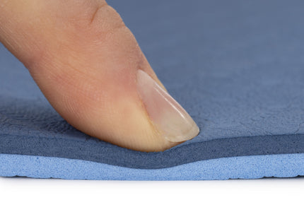 Actiget® Yogamat - Extra Dik - Inclusief Draagriem - 183 x 61x 0.6 CM - Blauw - TPE