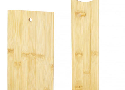 Snijplank | Snijplankenset met Houder | Bamboe Snijplank | 6-delig | 22 x 14 cm | Naturel
