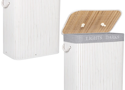 Dubbele Wasmand | 100 Liter | Wit