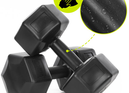 Dumbbell Set - 10 KG - Zwart - Oefengewichten