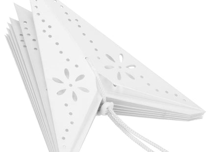 Kerst Ster | Papier | Opvouwbaar | 50 cm | Wit