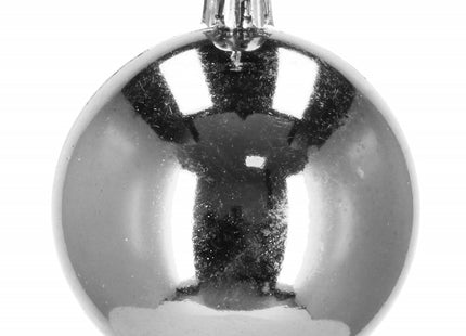Kerstballen | 100 Stuks | Zilver Tinten
