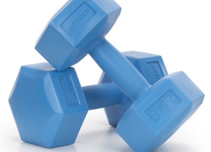 Dumbbell Set - 2,5 KG - Blauw - Oefengewichten