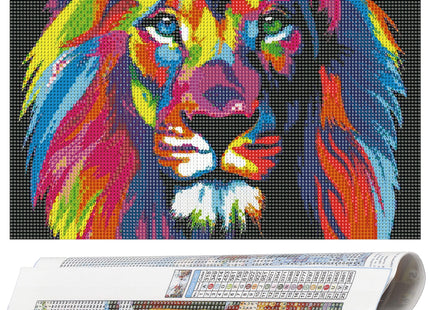 Diamond Painting - Volwassenen - Leeuw - 40 x 30 cm