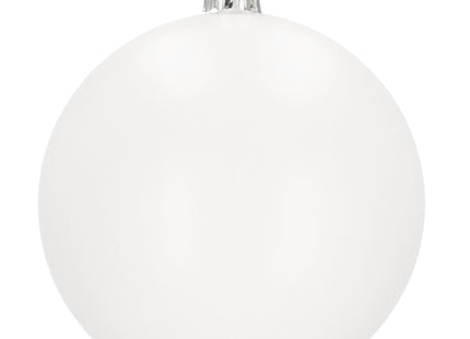 Kerstballen | 20 Stuks | 8 cm | Wit
