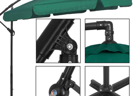 Parasol | Parasols | Kantelbaar | Met Ventilatie | Groen | 350 cm