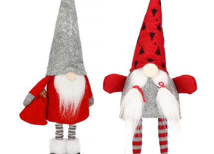 Kerstkabouter - Dame - Kerstversiering - 40 cm