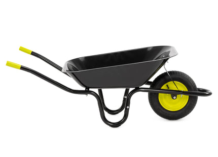 Kruiwagen | Kruiwagenwiel | 120L | 100kg Draagvermogen | Groen/Zwart