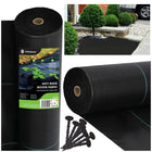 Worteldoek - Anti -Onkruid - Beschermfolie - 135g - 1,1X50 M - Zwart
