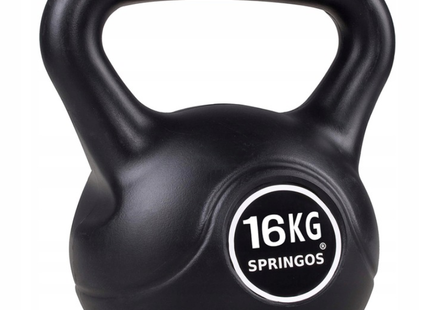 Kettlebell | Zwart | 16 kg