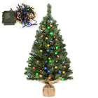 Kunstkerstboom Op Stam | Met Verlichting | 90 cm | Groen | Multicolor