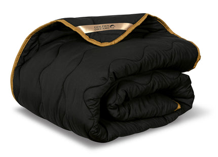 2-in-1 Dekbed - 200 x 220 cm - Zwart - Dekbed zonder overtrek - Anti Allergie & Ademend - All Year Dekbed - Zomerdekbed & Winterdekbed