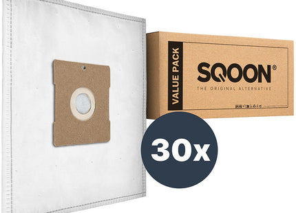 SQOON® Stofzuigerzakken geschikt voor o.a. Inventum SZ300, ST306,ST307,ST308, Sauber, Waves, Gamma - High Filtration | 30 stuks