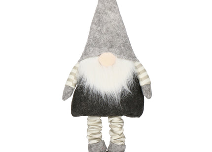 Kerstkabouter | 1 Stuk | Verstelbaar In Hoogte | Grijs| 45- 73 cm
