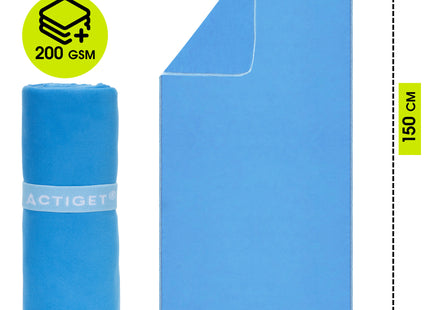 Strandlaken | Badlaken | Sneldrogend | Strandhanddoek | Microvezel | 150x80 cm | Blauw