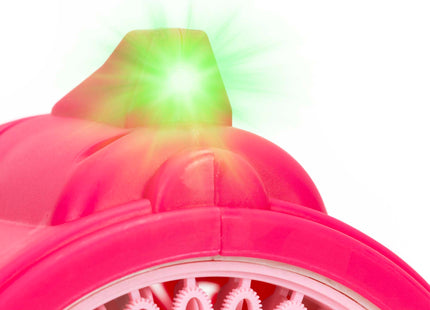Bellenblaasmachine - Bellenblaas Pistool - Bellenblazer - Bubble gun Volledig Elektrische Bubbel Gun met Reservoir - Roze -Led Verlichting