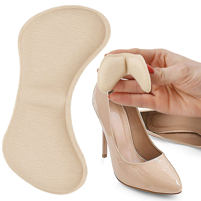 Hielbeschermer - Hielzooltjes - Hakbeschermer - Hielkussen - Anti Slip - Hakken - Beige