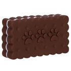 Hondenspeeltje - Bijtring - Piepend - Koekje - Bruin/Wit